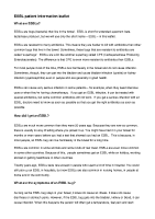 ESBL patient information leaflet  front page preview
              