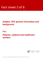 Fact sheet 2: CPE general information and background  front page preview
              