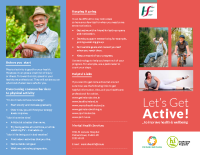 Let's Get Active Leaflet front page preview
              