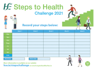 Steps Daily Tracker 2021 front page preview
              