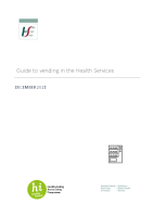 A Guide to Vending in the Health Service 2021 front page preview
              