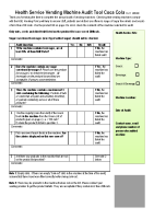 Health Service Vending Machine Audit Tool Coca-Cola front page preview
              