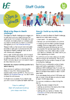 Steps to Health Staff Guide 2024 front page preview
              