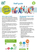 Steps to Health Staff Guide 2025 front page preview
              