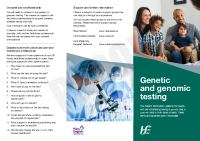 HSE Genetic & Genomic Testing front page preview
              