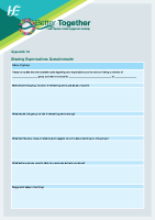Better Together Appendix 13 Sharing Expectations Questionnaire front page preview
              