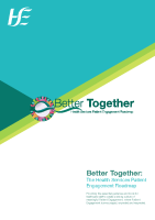 HSE Better Together Patient Engagement Roadmap Book front page preview
              