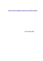 HSE System Wide Escalation Framework (2015) front page preview
              