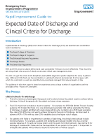 NHS Expected Date of Discharge and Clinical Criteria for Discharge front page preview
              