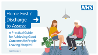 NHS Home First Discharge to Assess front page preview
              