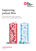 The Health Foundation Improving Patient Flow front page preview
              