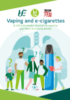 HSE Vaping and E-Cigarette Informaton 2023 front page preview
              