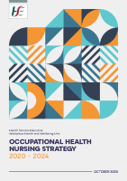 HSE Occupational Health Nursing Strategy 2020 front page preview
              