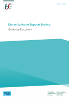 Dementia Home Support Service Guidance Document front page preview
              