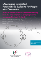 Developing Integrated Personalised Supports for People with Dementia Part 3: Recommendations Based on Learning from the Implementation of a Programme Across Eight Sites in Ireland front page preview
              