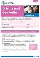 Driving and Dementia Fact Sheet front page preview
              