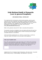 INAD1 Hospital Organisational Audit Tool front page preview
              