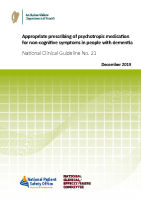 National Clinical Guideline No. 21: Appropriate Prescribing of Psychotropic Medication for Non-cognitive Symptoms in People with Dementia front page preview
              