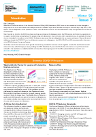 NDO Newsletter Winter 2020 front page preview
              