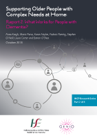 Supporting Older People with Complex Needs at Home: Report 2 front page preview
              