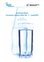 EPA HSE Drinking Water Consumer Advice Note Lead front page preview
              