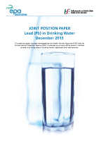 HSE EPA Joint Position Paper Lead in Drinking Water front page preview
              