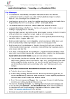 HSE Lead in Drinking Water FAQs front page preview
              