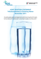 Trihalomethanes in Drinking Water Position Statement front page preview
              