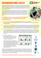 Paediatric Occupational Therapy: Organisational skills front page preview
              
