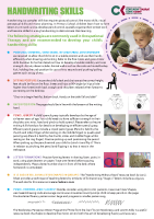 Paediatric Occupational Therapy: Handwriting skills  front page preview
              