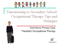 Paediatric Occupational Therapy: Transitioning to Secondary School front page preview
              
