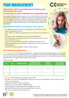 Pain Management Advice front page preview
              