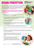 Paediatric Occupational Therapy: Visual Perception skills front page preview
              