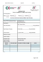 Acute Mental Health Unit Policy re Reducing Restrictive Practices front page preview
              