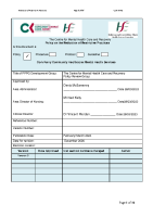 Centre for Mental Health Care and Recovery Bantry Restrictive Practices Policy front page preview
              