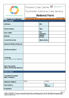 PICU Referral Form  front page preview
              