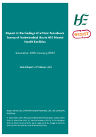 Final National Report PPS of Antimicrobial Use in HSE RCFs for Older Persons April 2021 front page preview
              