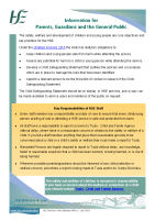 Information for General Public front page preview
              