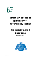 Direct GP Access - Spirometry FAQs front page preview
              