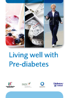 living well with pre diabetes booklet  front page preview
              
