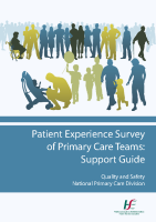 HSE Patient Experience Survey of PCTs – Support Guide front page preview
              