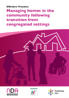 Effective Practice managing homes in the community following transition 2024 front page preview
              