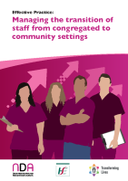 Effective Practice managing staff for transition 2024 front page preview
              