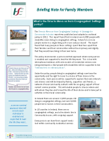Time to move on - Briefing Note for Family Members front page preview
              