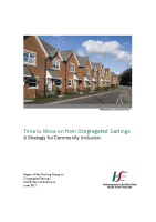 Time to Move on from Congregated Settings – A strategy for Community Inclusion front page preview
              