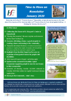 Time to Move on  Newsletter January 2020 front page preview
              