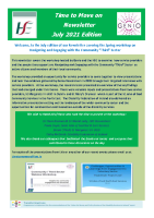 Time to Move on Newsletter July 2021 front page preview
              