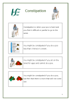 Constipation - easy read front page preview
              