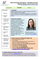 May 2019, 3rd edition of the National QI Office, newsletter front page preview
              