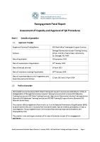 HSE North West Training and Support Services Reengagement Panel Approval Report front page preview
              